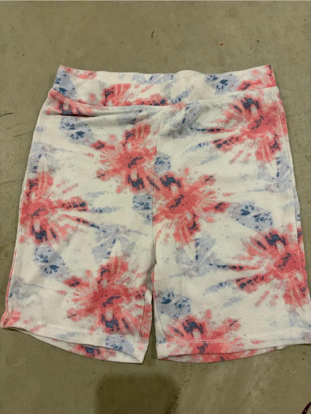 Carter's White Tie-Dye Pink & Blue Kids Pajama Set